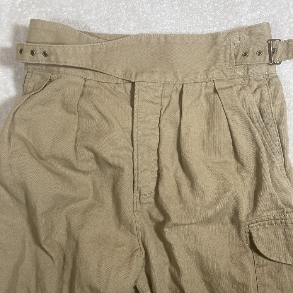 Banana Republic Gurkha Pants Women 2 L30 Safari Heritage Explorer Cotton Linen